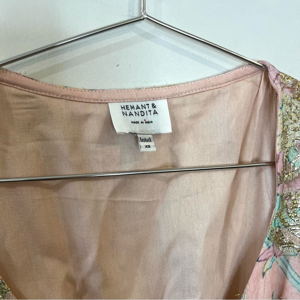Hemant and Nandita Nora Maxi Dress in rose pink size XS - Picture 7 of 14